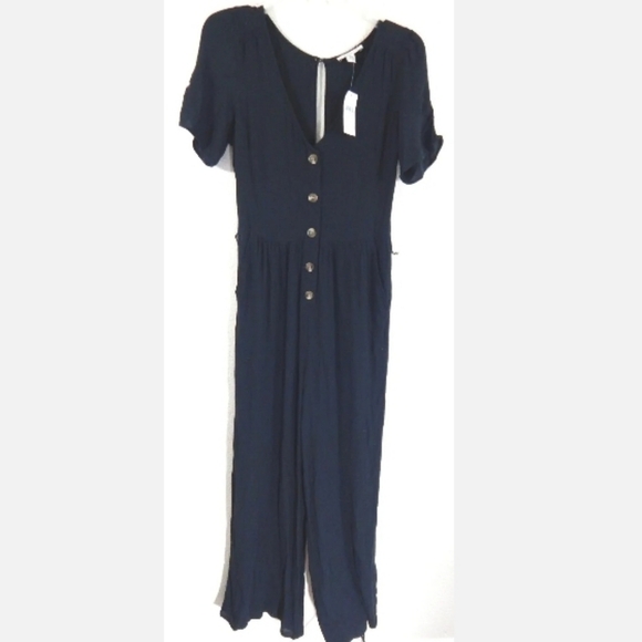 American Eagle Button Front Jumpsuit - Picture 1 of 5